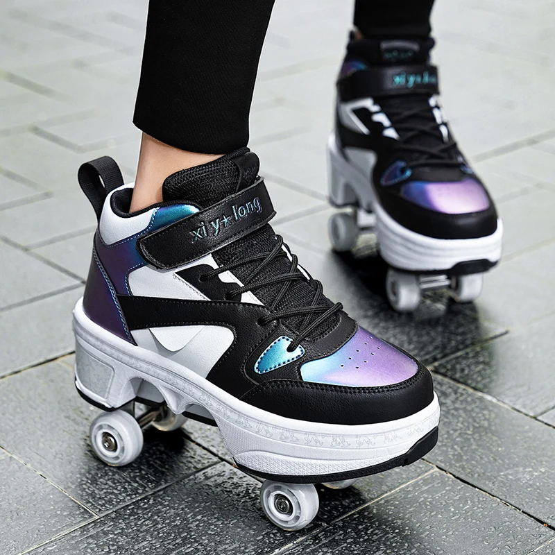 Men'S Shoes - NIEUWE kindersportrolschaatsen, transformeerbare schoenen, 4-wielige rolsschaatsen,