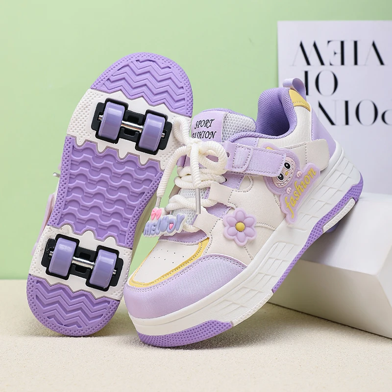 Women'S Shoes - Kinderschaatsen voor jongens en meisjes, leren
