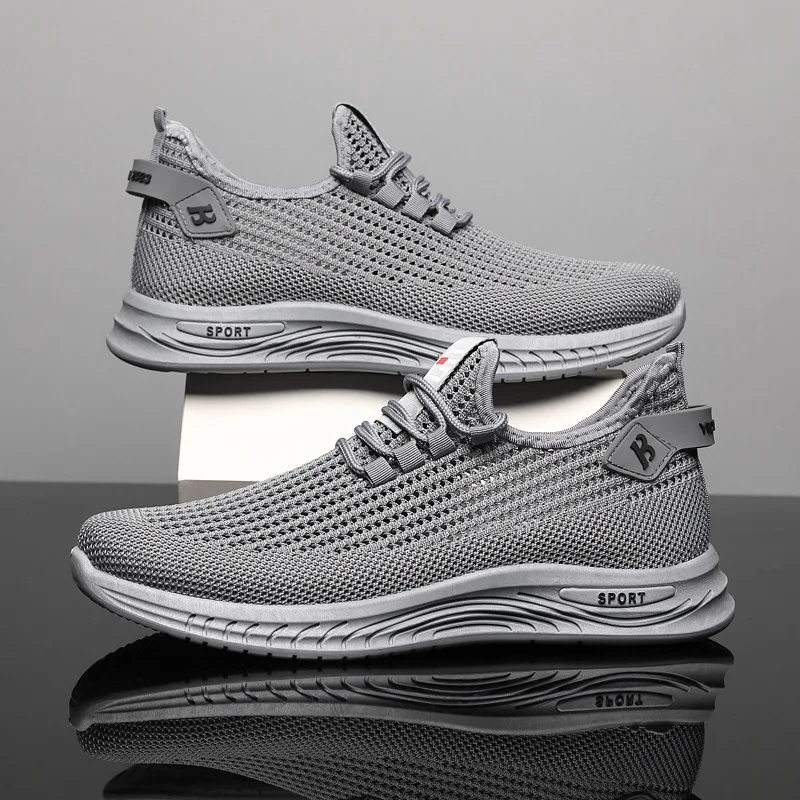 Heren Mesh Gebreide Hardloopsn - Shock Absorbing Gym Trainers recensie en prijs