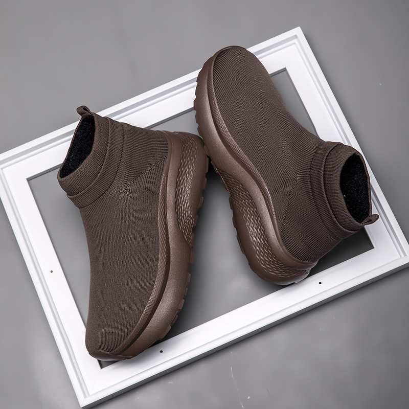 Trendy gebreide sokken met fle - Breathable Mesh Athletic Shoes recensie en prijs