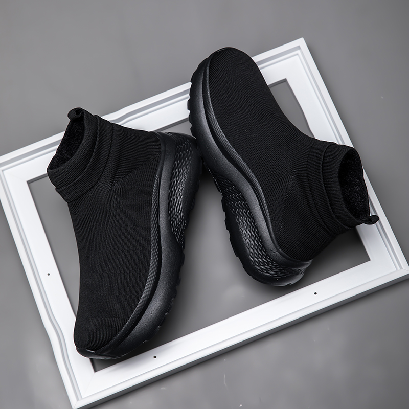 Trendy gebreide sokken met fle - Breathable Mesh Athletic Shoes recensie en prijs