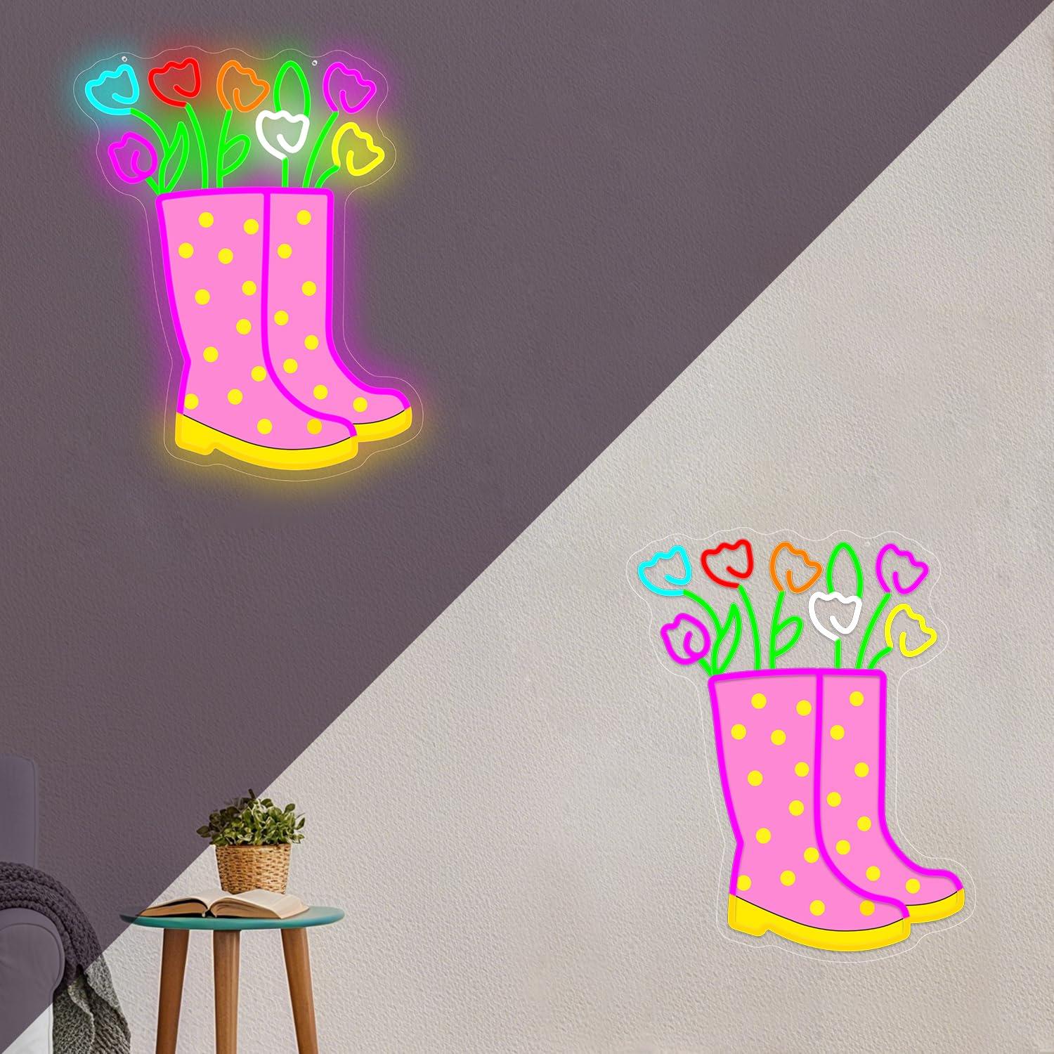 Lente Tulpen Regenlaarzen Neon - Boots recensie en prijs