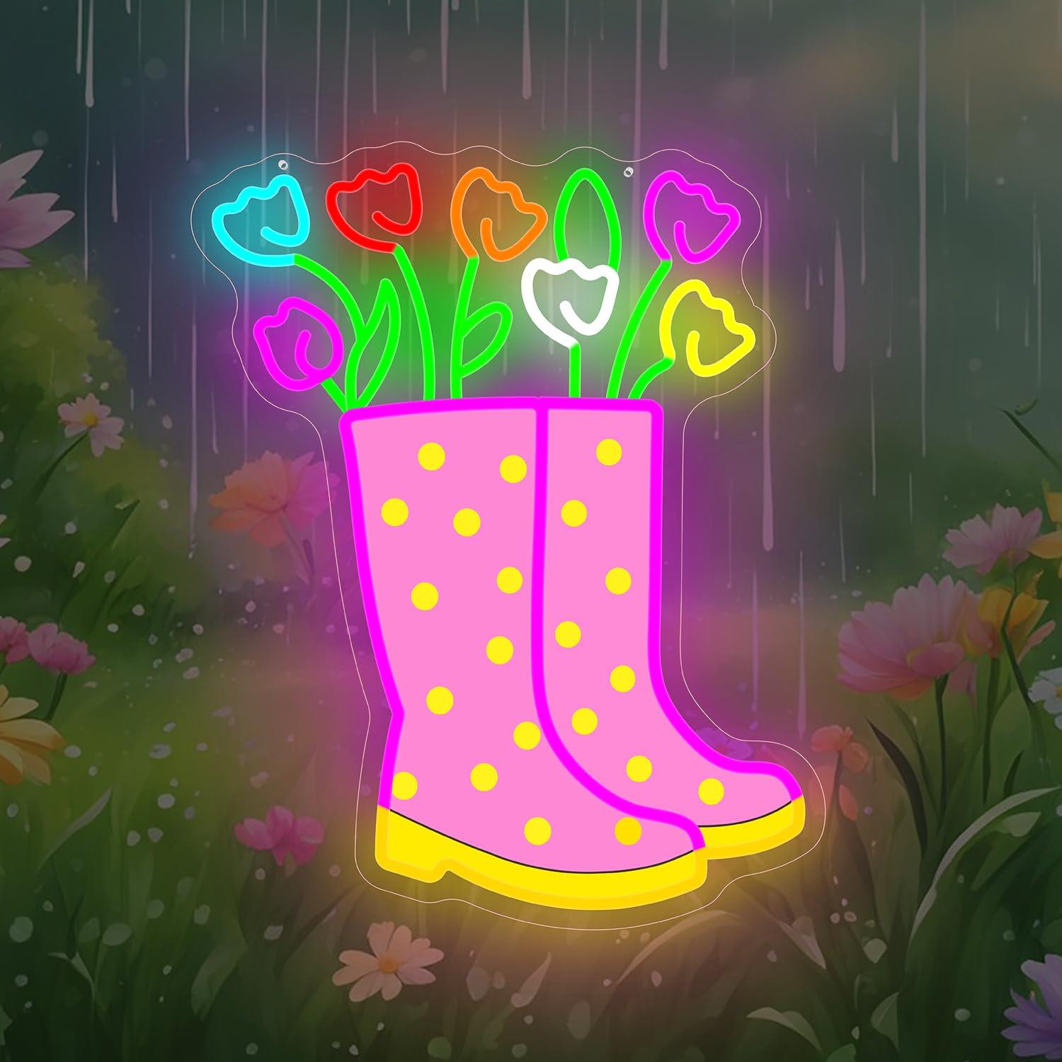 Lente Tulpen Regenlaarzen Neon - Boots recensie en prijs