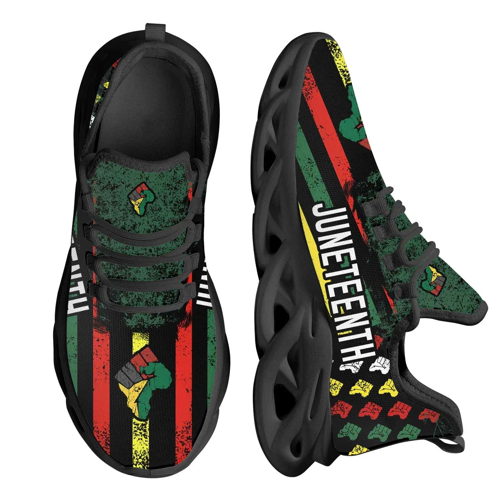 Juneteenth Peace and Love Prin - Breathable Mesh Athletic Shoes recensie en prijs